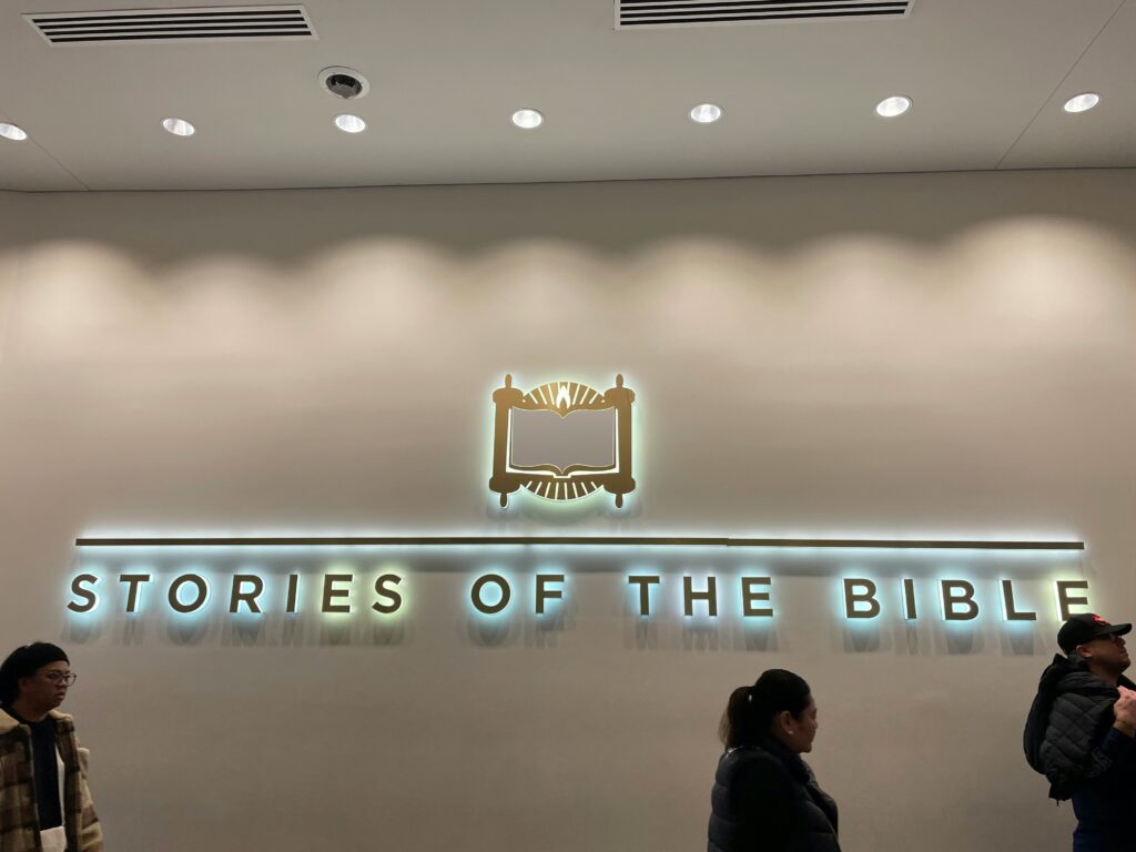 Ancient manuscripts at the Museum of the Bible